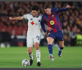 像齐达内一样过人的危险球员！22岁日本球员对阵西甲冠军表现活跃