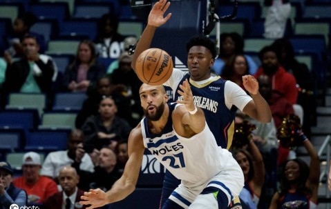 爱德华兹44分戈贝尔26+13 森林狼加时逆转鹈鹕