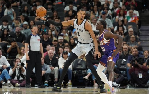 文班亚马34+11吉莱斯皮24分 马刺绝杀太阳