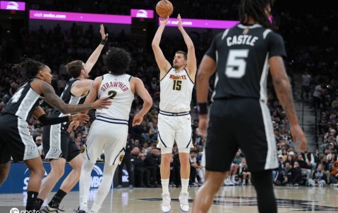 约基奇31+20+12福克斯27分 掘金逆转马刺