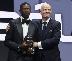 2025FIFA年度颁奖典礼：登贝莱当选世界足球先生