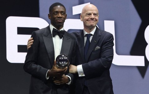 2025FIFA年度颁奖典礼：登贝莱当选世界足球先生
